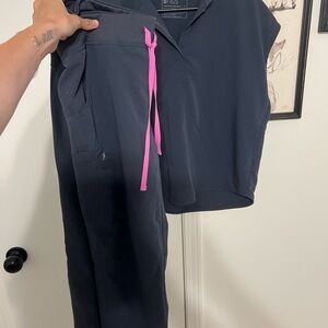 Figs navy blue scrubs